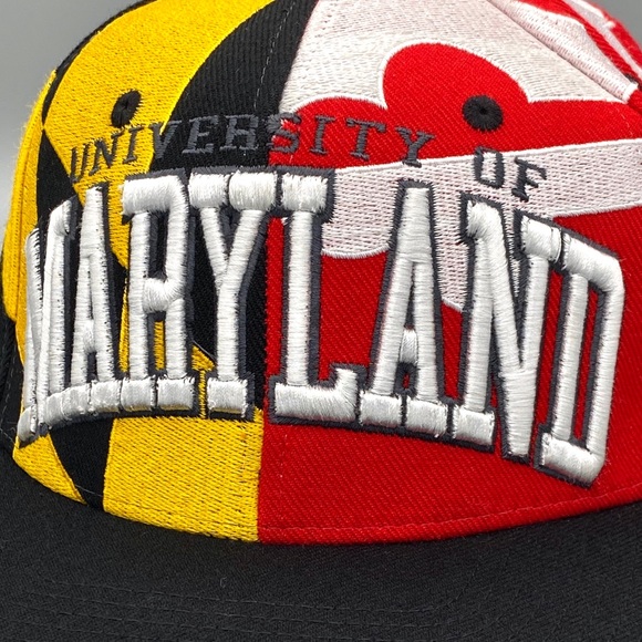 University of Maryland Flag Zephyr Snapback Hat OS - Picture 2 of 7